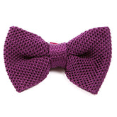 Purple Silk Bow Tie - Tie Doctor