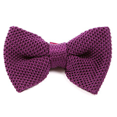 Purple Silk Bow Tie - Tie Doctor