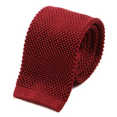 Red Silk Knitted Tie - Tie Doctor