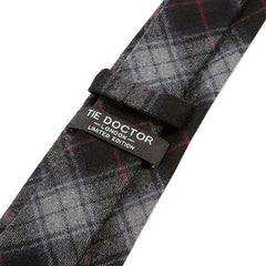 Black And Red Striped Wool Tie - Tie Doctor  