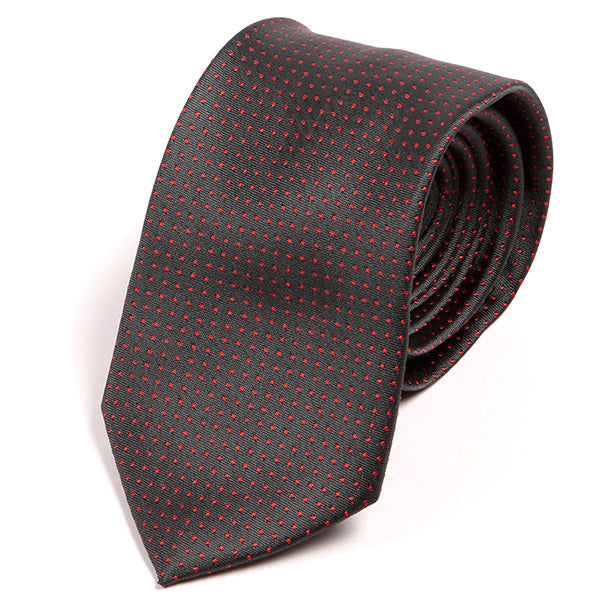 Dark Navy Blue Polka Dot Necktie - Tie Doctor