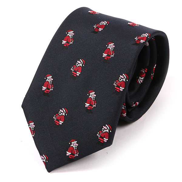 Blue Santa Christmas Tie - Tie Doctor