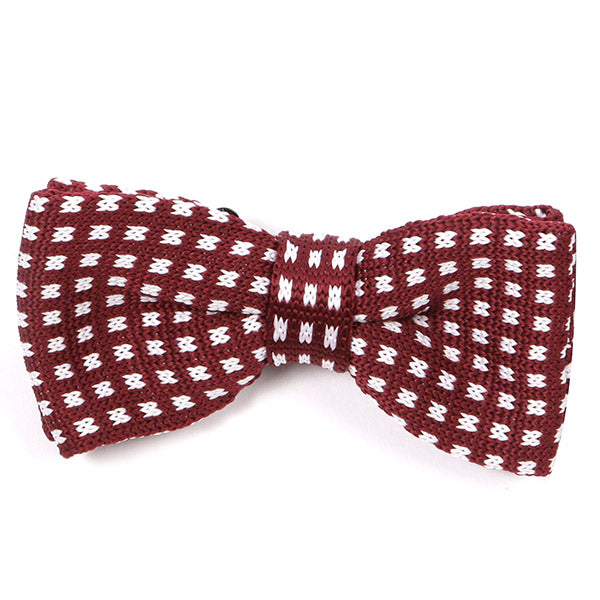Red & White Bow Tie - Tie Doctor