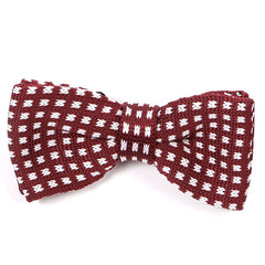 Red & White Bow Tie - Tie Doctor