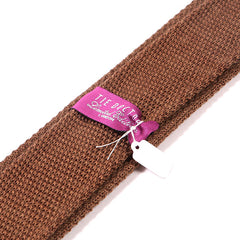 Brown Wool Knitted Tie 5.5cm - Tie Doctor  