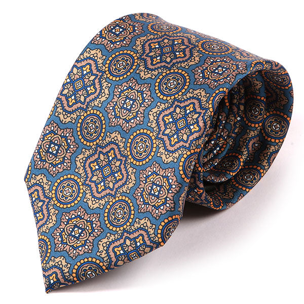 Gregor Blue Medallion IMS Tie - Tie Doctor