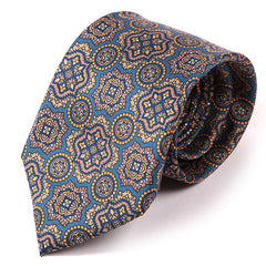Gregor Blue Medallion IMS Tie - Tie Doctor