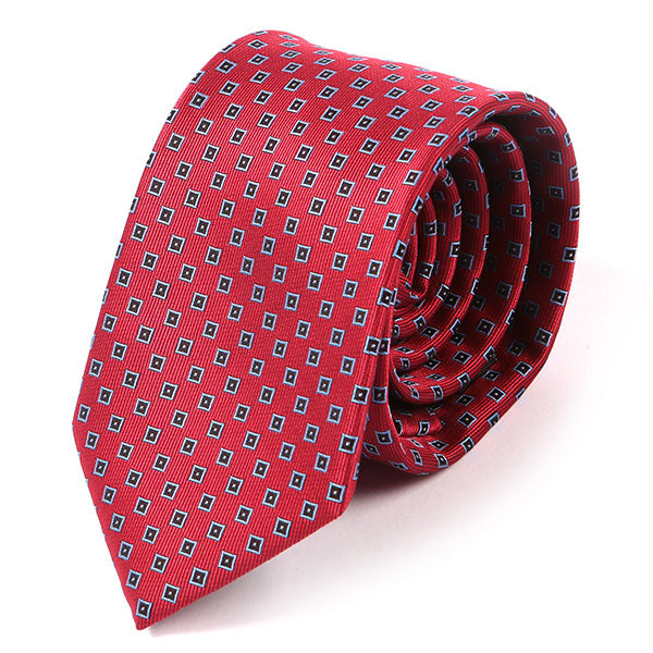 Red Stan Cube Poly Tie 7cm - Tie Doctor