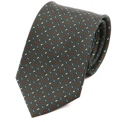 Green Macclesfield Sprinkle Silk Tie - Tie Doctor