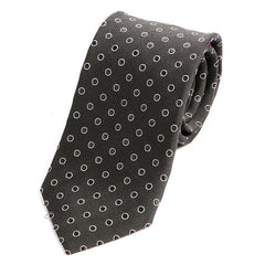 Moss Circle Print Silk Tie - Tie Doctor