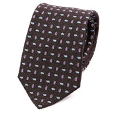 Paisley Jewel Silk & Wool Tie - Tie Doctor