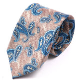Paisley Brown Marl IMS Tie 7.5cm - Tie Doctor