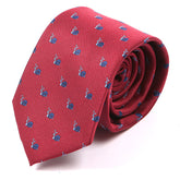 Red Snail Patterned Tie - Tie Doctor