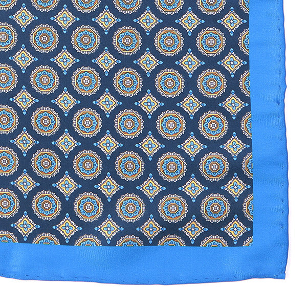 Soft Blue Mac-Inspired IMS 33cm Pocket Square - Tie Doctor