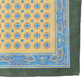 Olive Onu Motif IMS 33cm Pocket Square - Tie Doctor