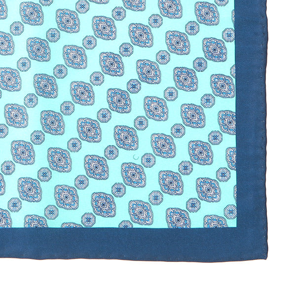 Grayson Green Print Pocket Square 32cm - Tie Doctor