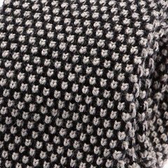 Fiji Grey Knit Wool Tie - Tie Doctor  