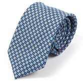 Ola Blue Macclesfield Silk Tie 7.5cm - Tie Doctor