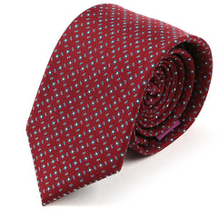 Red Odell Macclesfield Silk Tie 7.5cm - Tie Doctor
