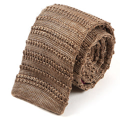 Curtis Brown Striped Silk Knitted Tie 6cm - Tie Doctor