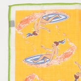 Gold Surfer Jenny Large Pocket Square 42cm - Tie Doctor