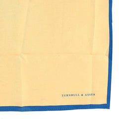 Large Pale Yellow Silk Pocket Square - Tie Doctor