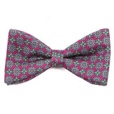 Purple Henna Medallion Bow Tie - Tie Doctor
