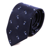 Navy Blue Tennis Tie 7.5cm - Tie Doctor