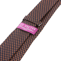 Black & Brown Floral Silk Tie 7.5cm - Tie Doctor  