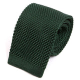 Rich Green Silk Knitted Tie