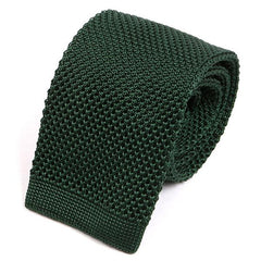 Rich Green Silk Knitted Tie - Tie Doctor