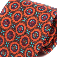 Ayo Orange Bold Circle Pattern Tie - Tie Doctor  