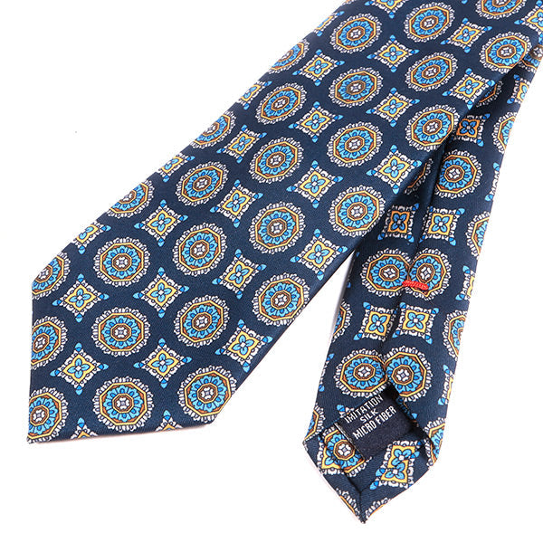 Soft Blue Mac-Inspired IMS Medallion Tie - Tie Doctor  