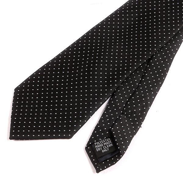 Subtle Black Mini Dots 7.5cm Ply Tie - Tie Doctor  