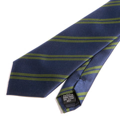 Blue & Green Duo 7cm Ply Striped Tie - Tie Doctor  