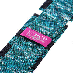 Moji Teal Green Stripe Silk Knitted Tie, One of One - Tie Doctor  