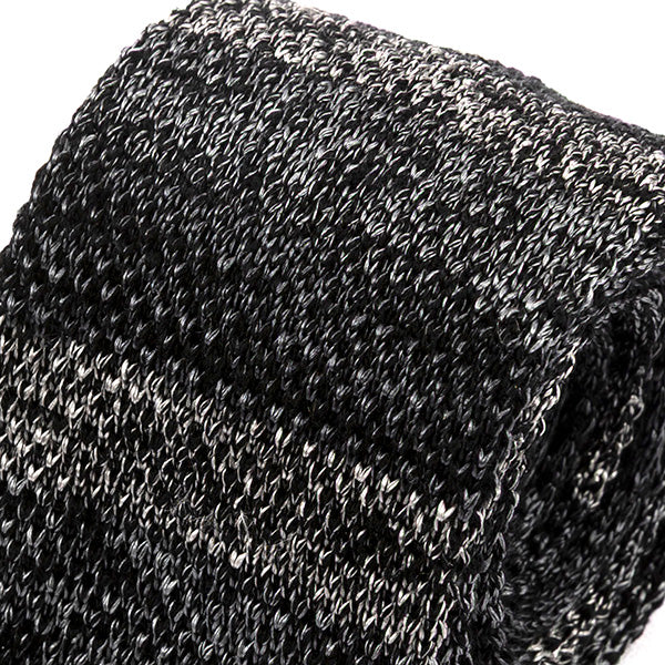 Ashmoor Black Marl Brown Silk Knitted Tie
