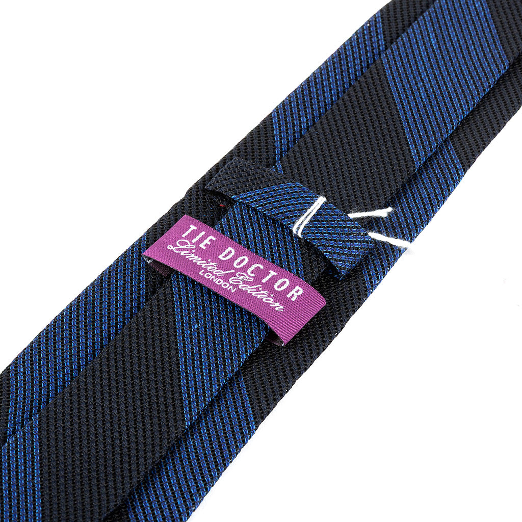 Ariyo Blue Striped Silk Tie 8cm