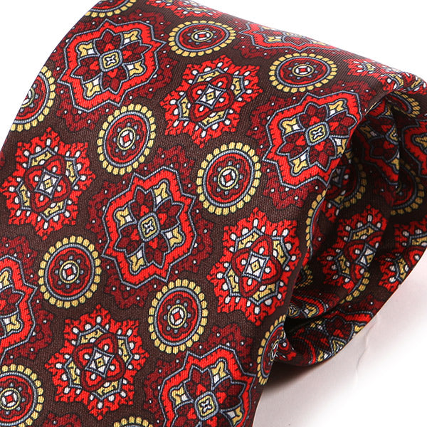 Gregor Red Medallion IMS Tie - Tie Doctor  