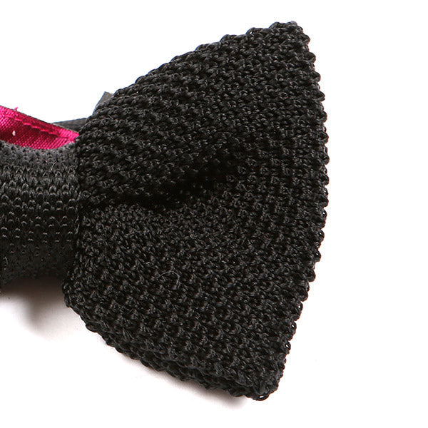 Black Silk Bow Tie - Tie Doctor  