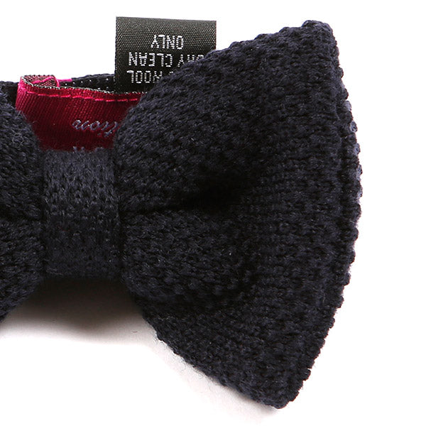 Deta Blue Wool Bow Tie | One of One - Tie Doctor  