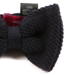 Deta Blue Wool Bow Tie | One of One - Tie Doctor  