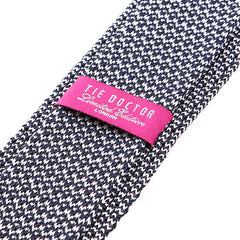 Brooks Blue Three Silk Knitted Tie - Tie Doctor  