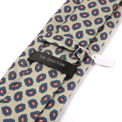 Spearmint Green Micro Paisley Motif IMS Tie - Tie Doctor  