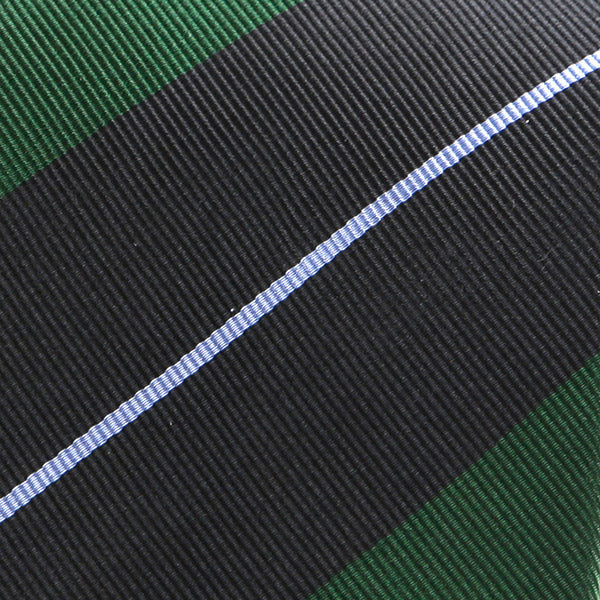 Green Bold Striped Silk Tie - Tie Doctor  