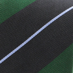 Green Bold Striped Silk Tie - Tie Doctor  
