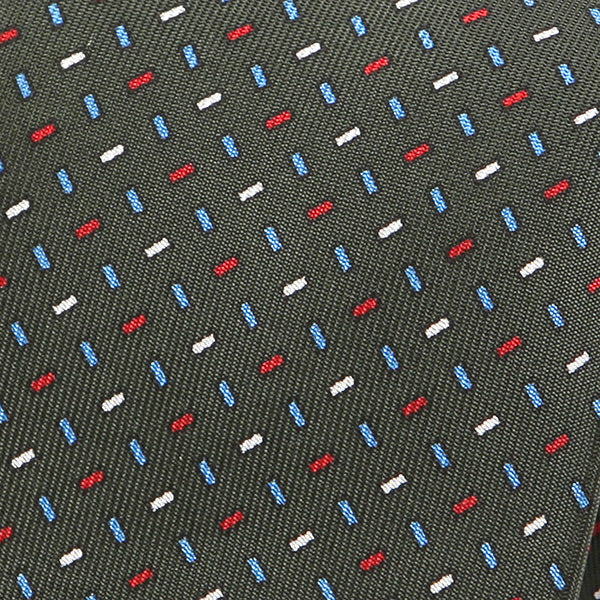 Green Macclesfield Sprinkle Silk Tie - Tie Doctor  