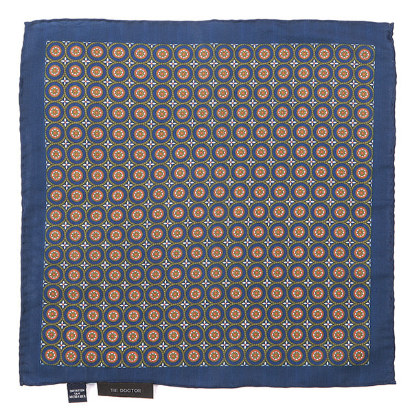 Ayo Blue And Green 33cm Pocket Square - Tie Doctor  