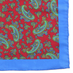 Red Frederick Paisley Bow Tie & Pocket Square Set - Tie Doctor  