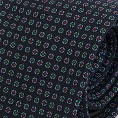 Navy Jewel Macclesfield Silk Tie - Tie Doctor  